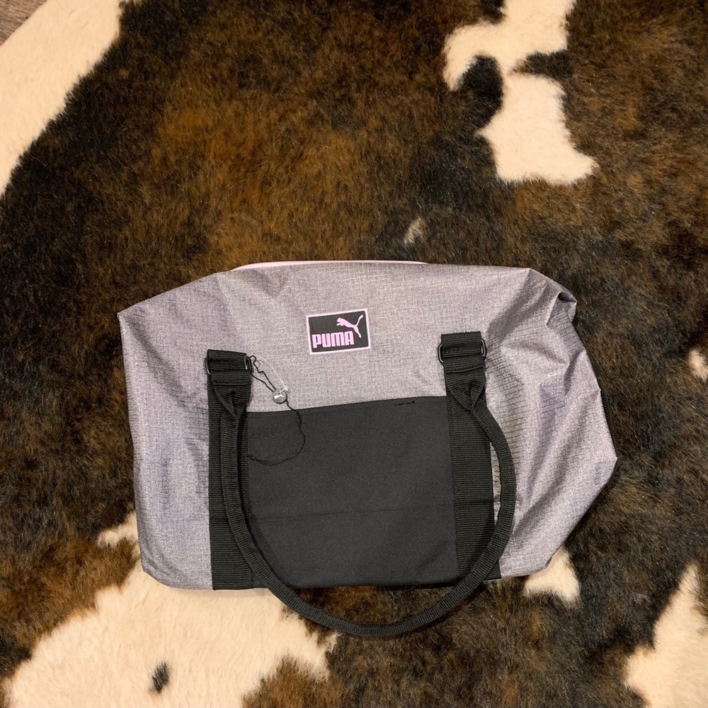Women’s Puma Gym/travel Bag With Purple Detailing